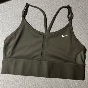Nike Women's Dark Green/Olive Sports Bra